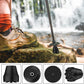 Trekking Pole Rubber Tips, Anti-Slip Shock-Absorbing, 0.43 Inch