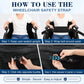 Adjustable Wheelchair Positioning Belt with Breathable Mesh Strap, Safety Support Belt for Wheelchairs and Transport Chairs