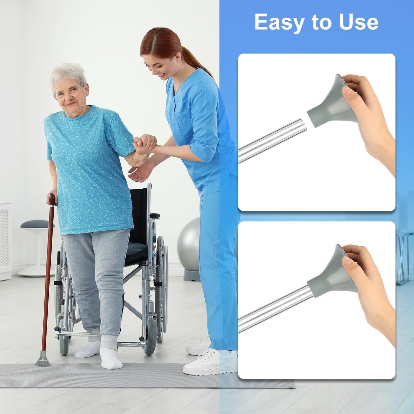 Cane Tip Replacement, 3/4 Inch
