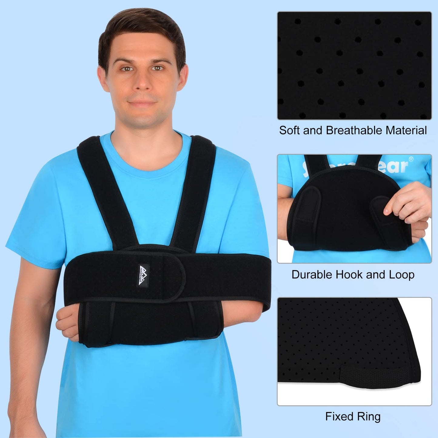 Arm Sling Shoulder Immobilizer Support Brace