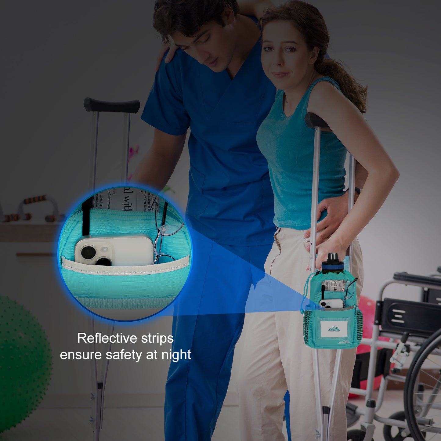 Waterproof Crutch Bag