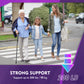 Foldable Walking Cane, Collapsible with Self-Standing Tip