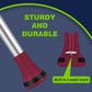 7/8" Heavy Duty Anti-Slip Cane Tips, 2-Pack