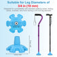 Self Standing Cane Tip 3/4 Inch 6-Prong Anti-Slip Rubber Replacement