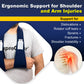 Arm Sling Shoulder Immobilizer, 0.18 lb Lightweight Support with 61" Adjustable Straps
