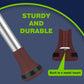 7/8" Heavy Duty Anti-Slip Cane Tips, 2-Pack