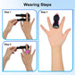 Finger Splint Support 2 Pack Adjustable Trigger Finger Brace for Broken Sprain Arthritis