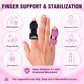 Finger Splint Support 2 Pack Adjustable Trigger Finger Brace for Broken Sprain Arthritis