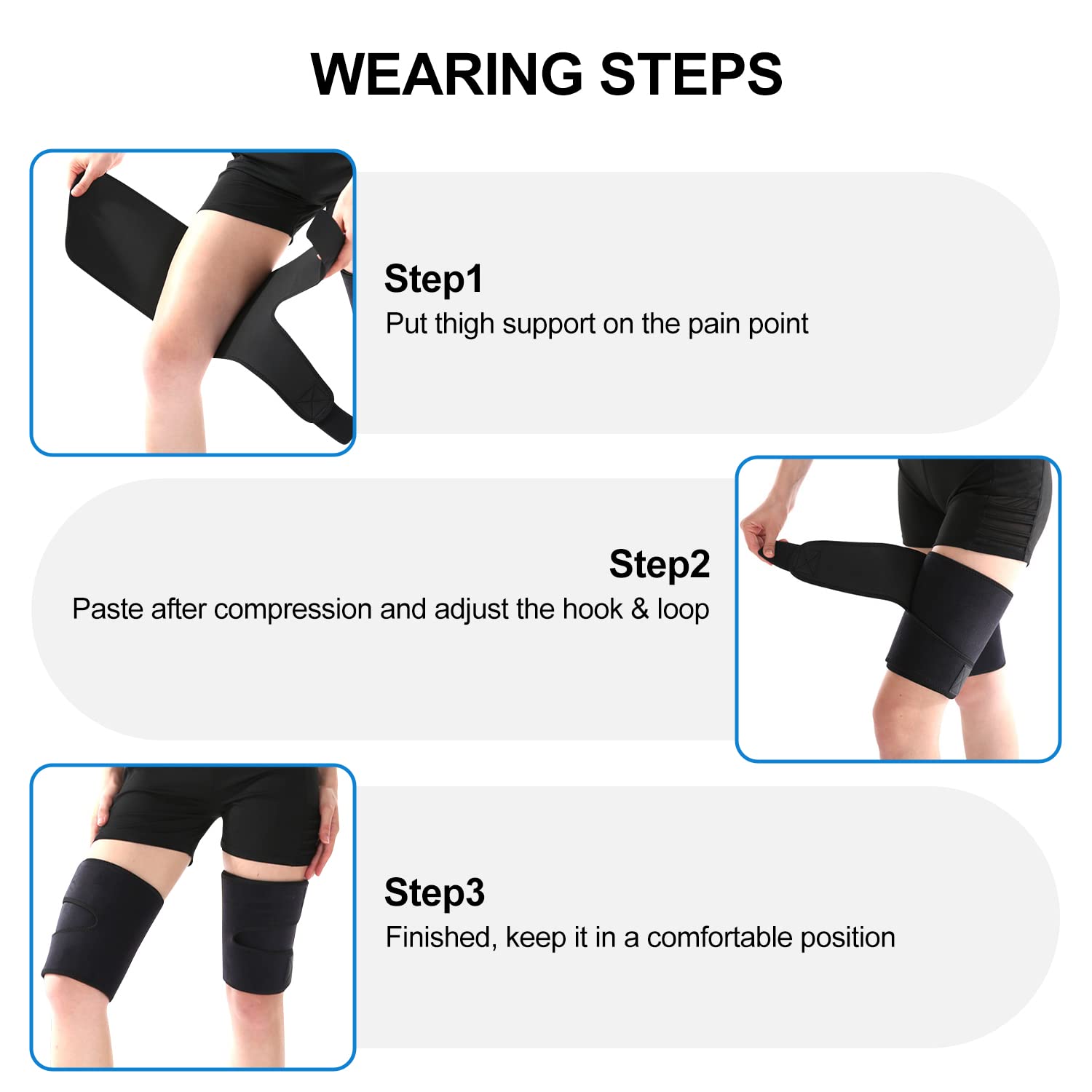 Thigh Wraps Support, M-XL
