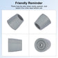 8 Pcs Heavy Duty Rubber Walker Tips