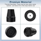 Heavy Duty 7/8" Non-Slip Cane Tips, 4-Pack