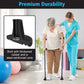7/8" Heavy-Duty Anti-Slip Rubber Cane Tips with Steel Core, 2-Pack
