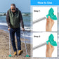 Self-Standing Cane Tip, Rubber Quad Base for Canes & Walking Sticks