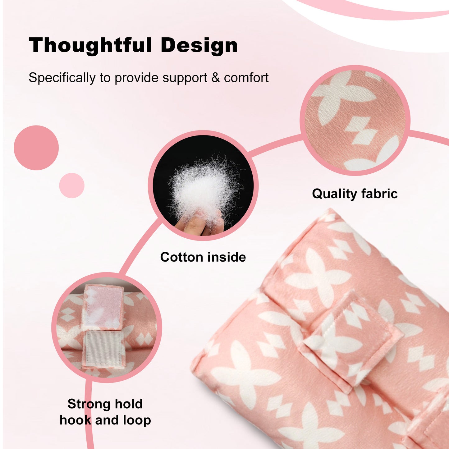 Chest Seatbelt Pillow – Soft Comfort Cushion for Travel