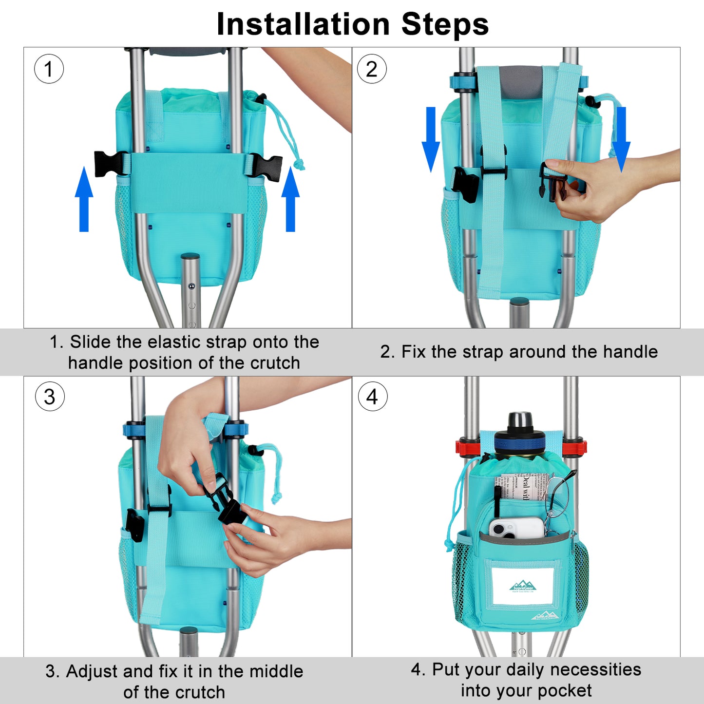 Waterproof Crutch Bag