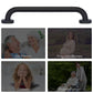 Non-Slip Black Bathroom Safety Grab Bar