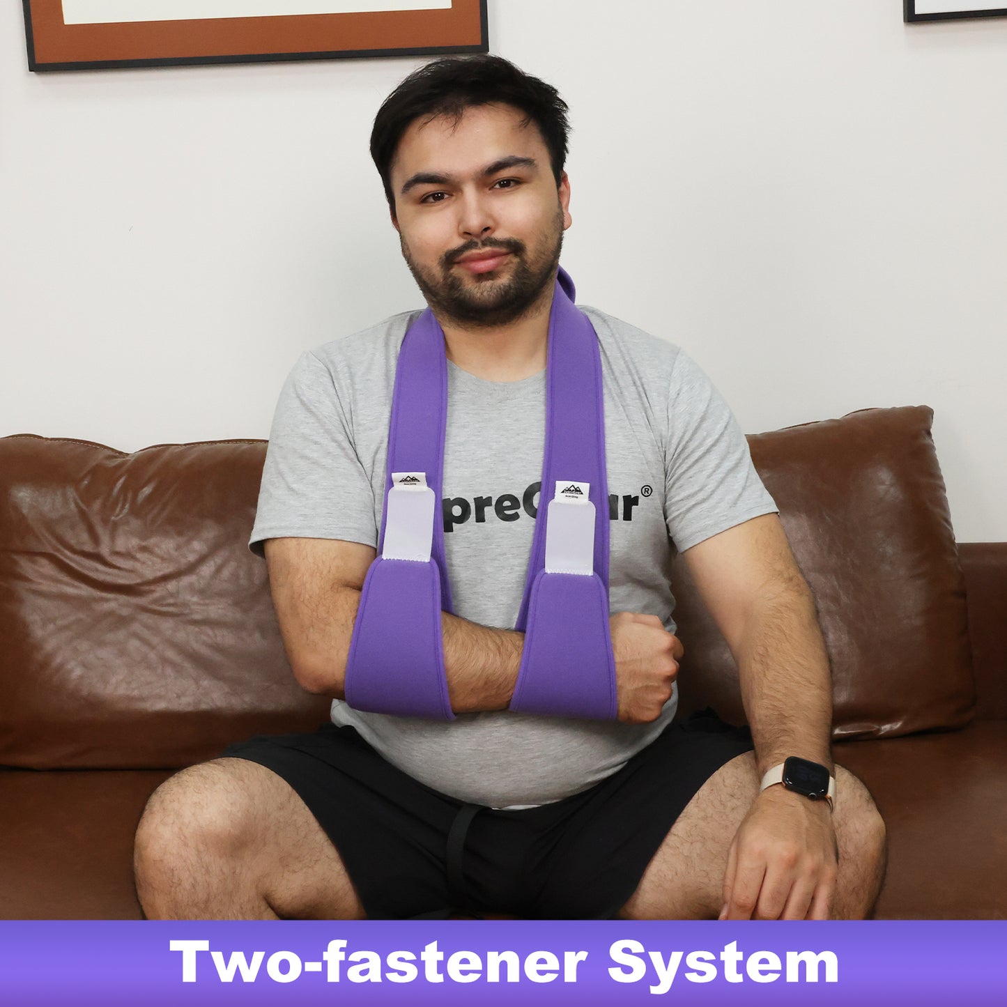 Arm Sling Shoulder Immobilizer, 0.18 lb Lightweight Support with 61" Adjustable Straps