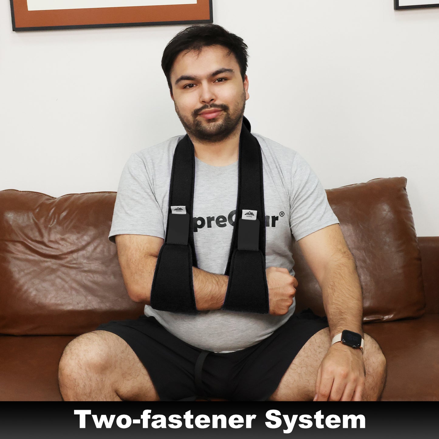 Arm Sling Shoulder Immobilizer, 0.18 lb Lightweight Support with 61" Adjustable Straps