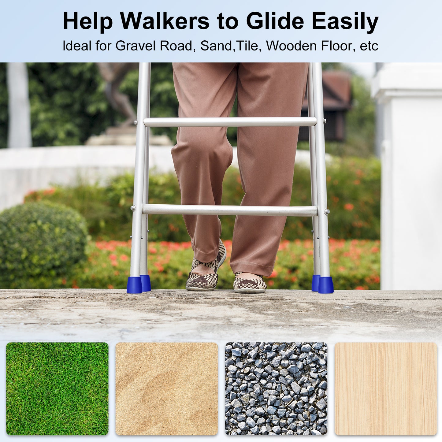 4 Pack Walker Tips Walker Replacement