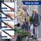 Folding Walking Cane, Adjustable Height, Lightweight Floral Cane
