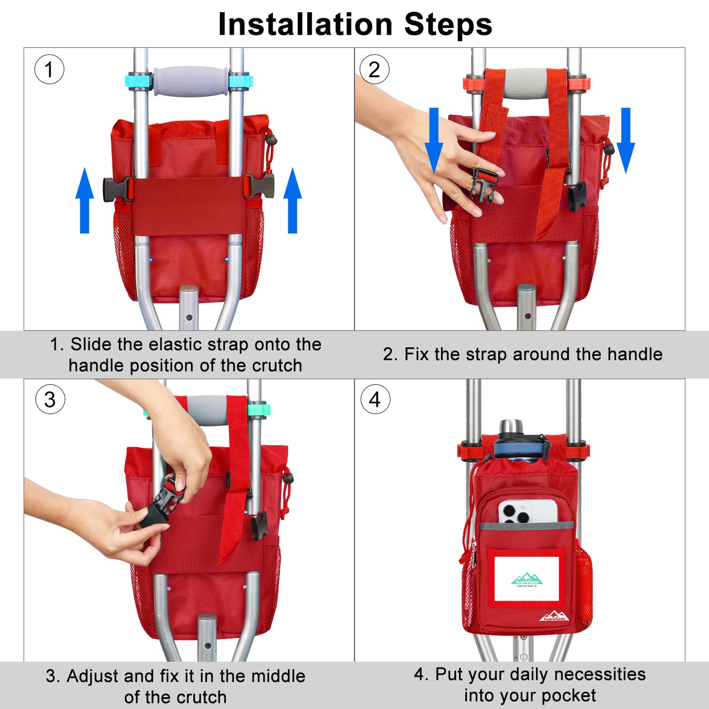 Waterproof Crutch Bag