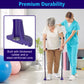 7/8" Heavy-Duty Anti-Slip Rubber Cane Tips with Steel Core, 2-Pack