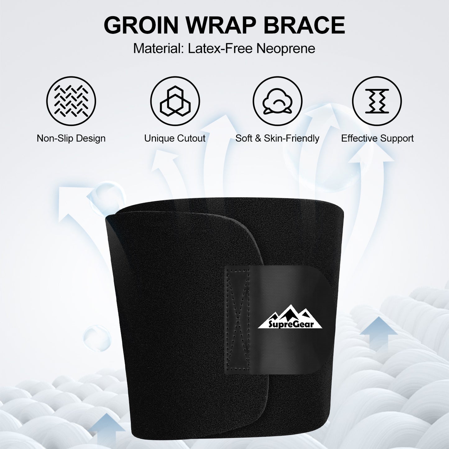 Groin Wrap Thigh Brace for Women Men Hip