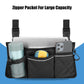 6 Pocket Wheelchair Side Bag with Reflective Stripes
