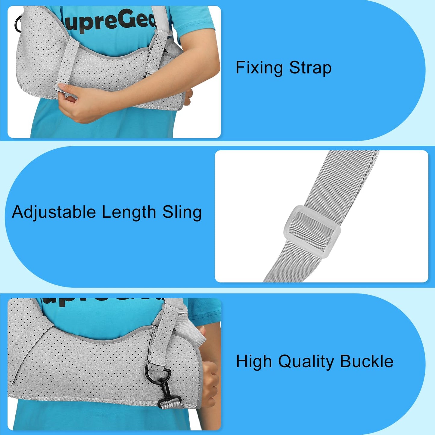 Comfortable Medical Arm Sling, S-L