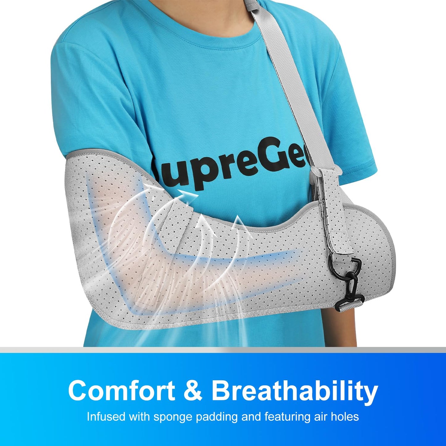 Comfortable Medical Arm Sling, S-L