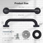 2-Pack Stainless Steel Bathroom Grab Bar