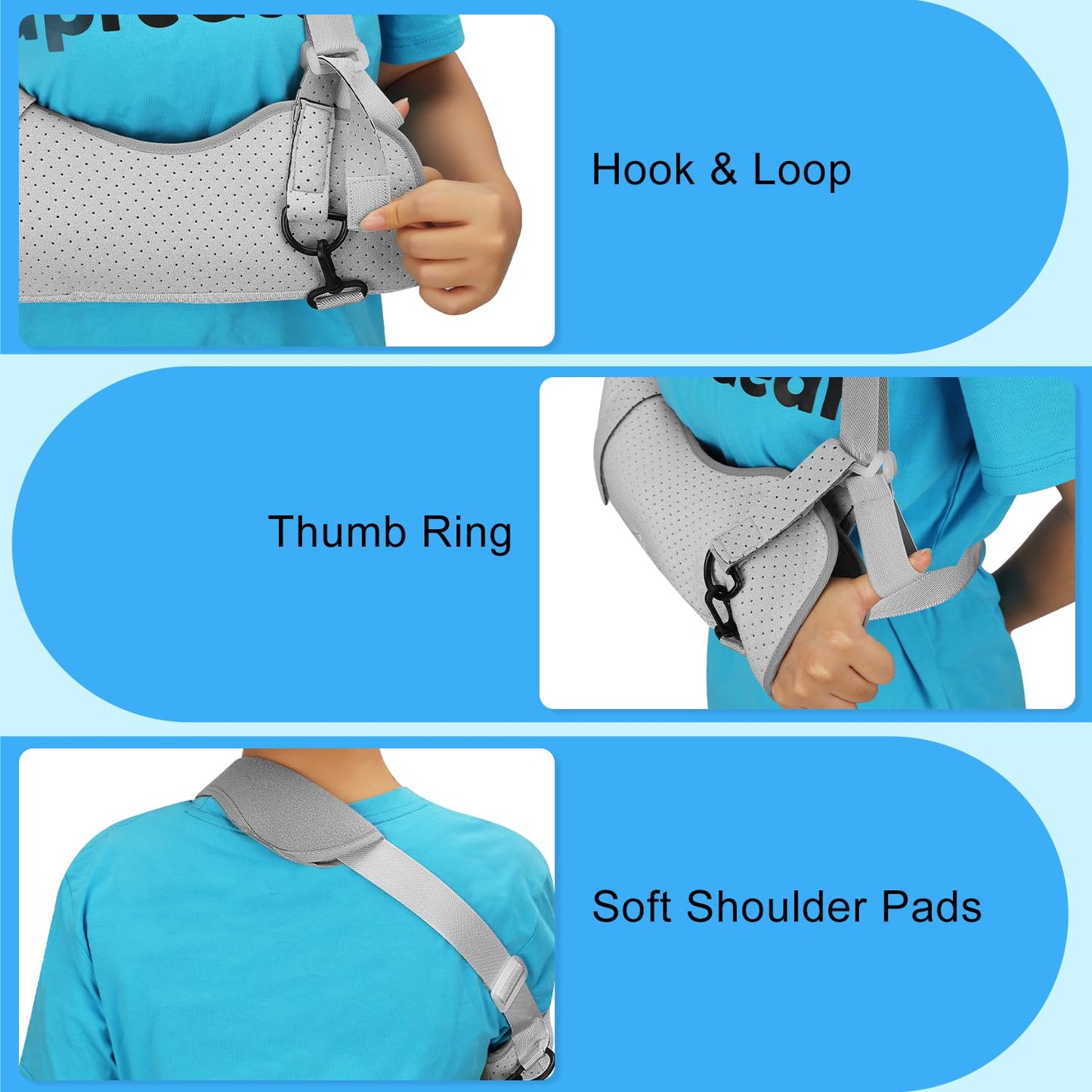 Comfortable Medical Arm Sling, S-L