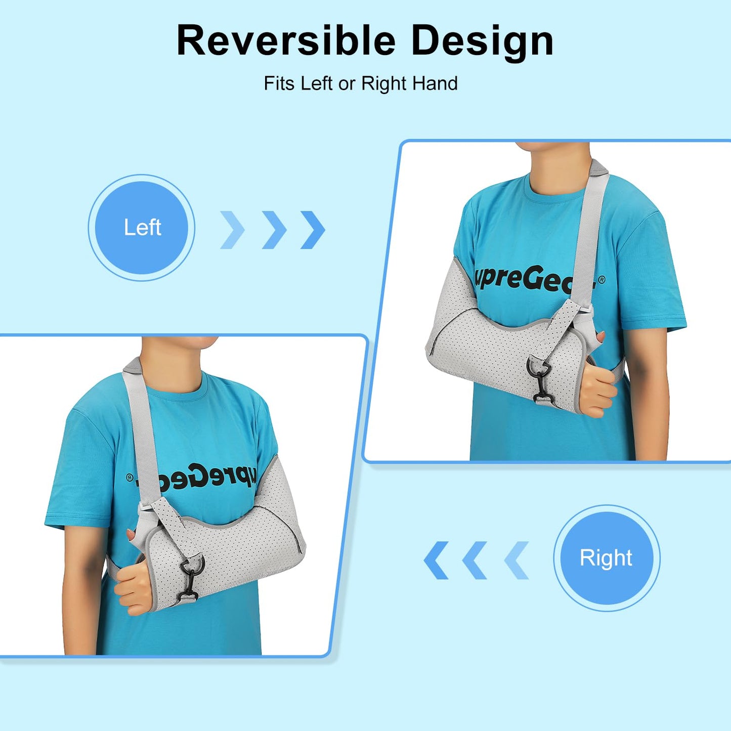 Comfortable Medical Arm Sling, S-L