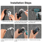 2-Pack Stainless Steel Bathroom Grab Bar