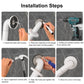 Non-Slip 304 Stainless Steel Bathroom Grab Bar Rail