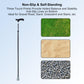 6-Pack Non-Slip Stable High-Strength Rubber Cane Tip