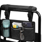 6 Pocket Wheelchair Side Bag with Reflective Stripes
