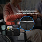 6 Pocket Wheelchair Side Bag with Reflective Stripes