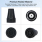 6pcs Thickened Rubber Cane Tip, 7/8 Inch