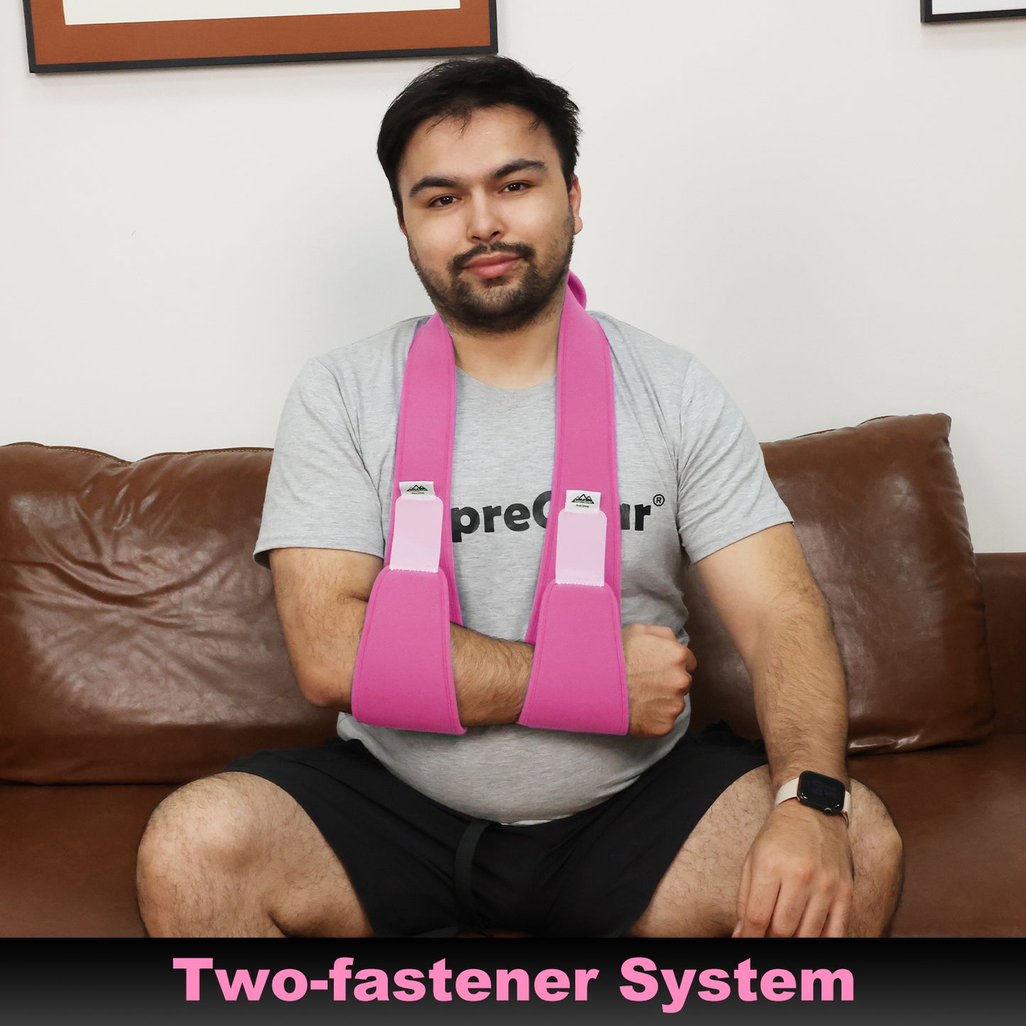 Arm Sling Shoulder Immobilizer, 0.18 lb Lightweight Support with 61" Adjustable Straps