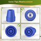Universal Cane Tips 4-Pack Anti-Slip Rubber Replacement Tips