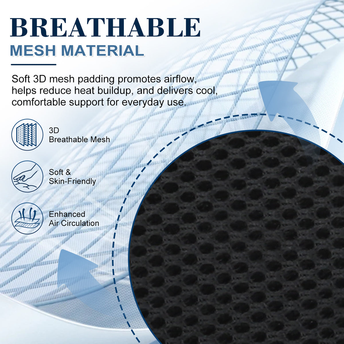 Wheelchair Positioning Belt ¨C Adjustable Breathable Mesh Support Strap for Wheelchairs, Transport Chairs & Mobility Scooters
