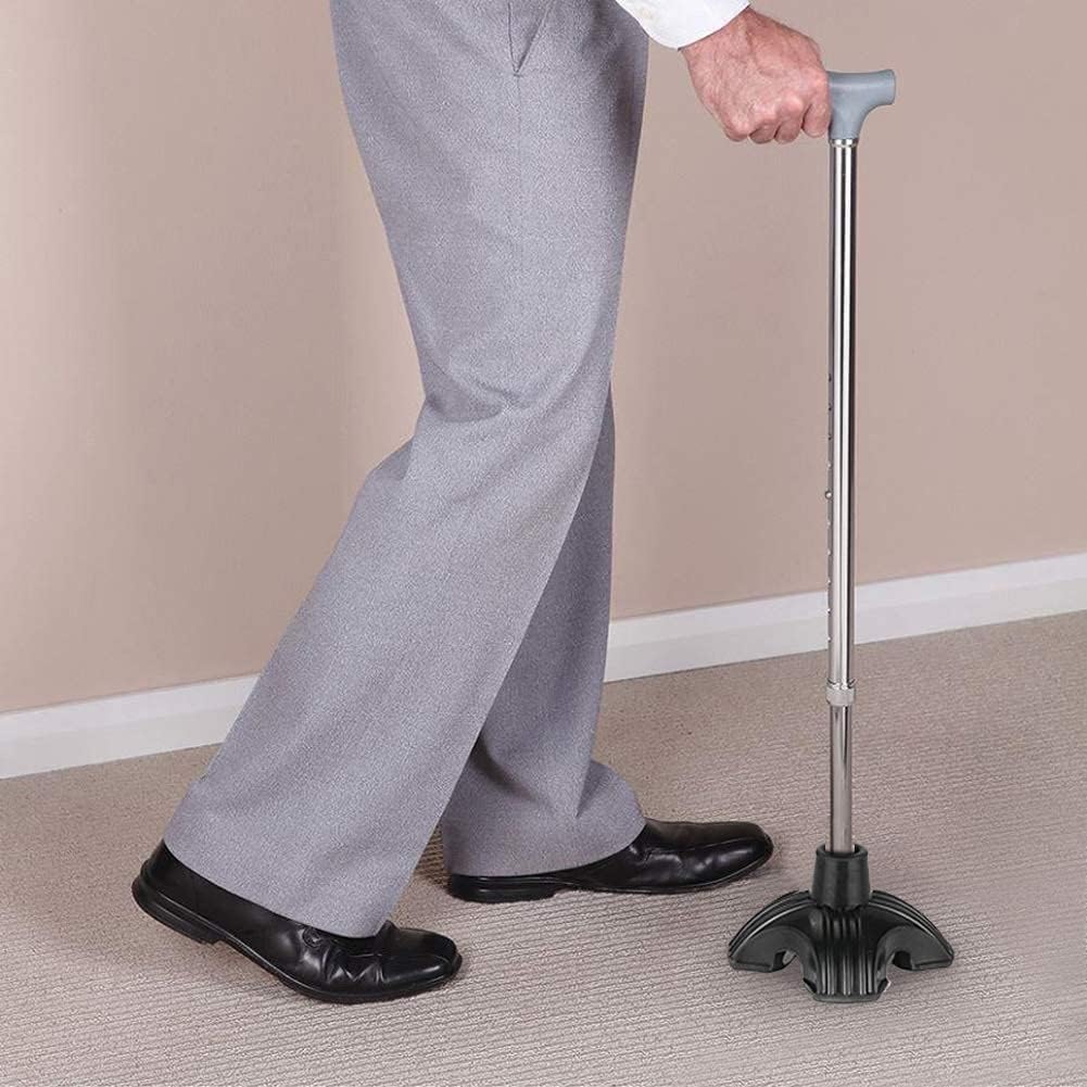 4 Point Self Standing Quad Support Rubber Replacement Cane Tip