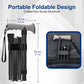 Folding Walking Cane, 5 Height Levels, Supports up to 250 lbs