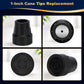1 Inch Cane Tips 4 Pack Rubber Replacement Crutch Tips for Walker Cane
