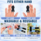 Finger Splint Support 2 Pack Adjustable Trigger Finger Brace for Broken Sprain Arthritis