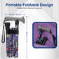 Folding Walking Cane, 5 Height Levels, Supports up to 250 lbs