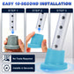 1 Inch Shower Chair Replacement Feet 4-Pack, Non-Slip Suction Rubber Tips for Bath Chairs