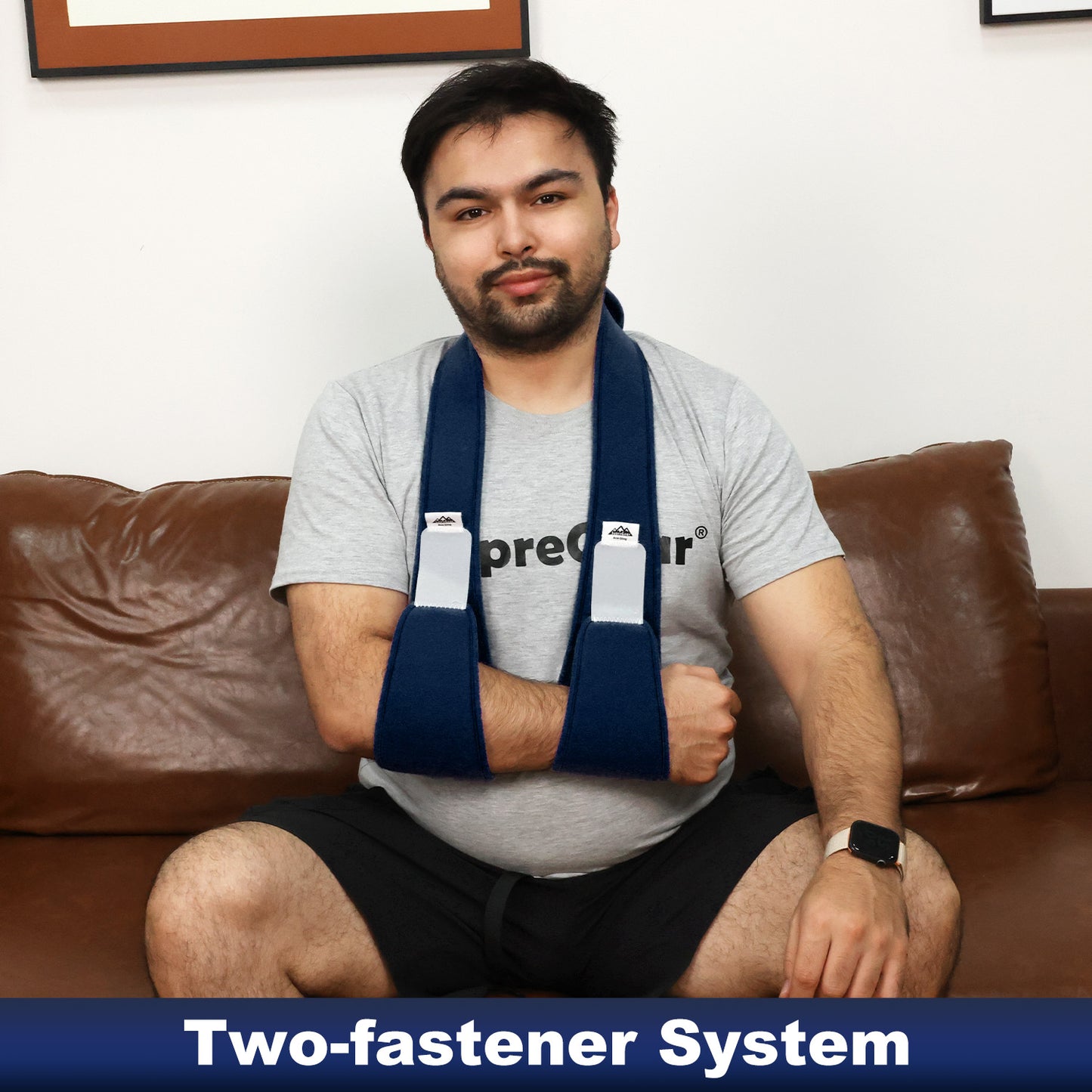 Arm Sling Shoulder Immobilizer, 0.18 lb Lightweight Support with 61" Adjustable Straps