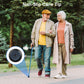 Collapsible Aluminum Folding Cane with T-Handle